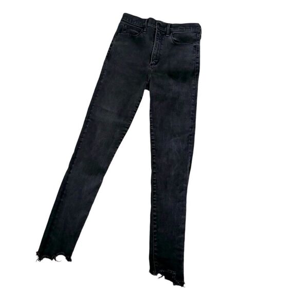 Abercrombie & Fitch Black Ultra High Rise Super Skinny Jeans Size 27/4 - Picture 1 of 6